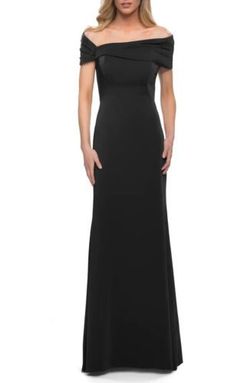 La Femme Black Size 12 50 Off Mermaid Jersey A-line Dress on Queenly