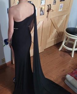 Sophia Thomas Black Size 00 Mermaid Prom Floor Length A-line Dress on Queenly