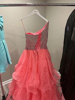 Sherri Hill Pink Size 6 Floor Length Ball gown on Queenly