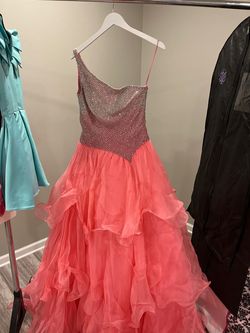 Sherri Hill Pink Size 6 Prom Ball gown on Queenly