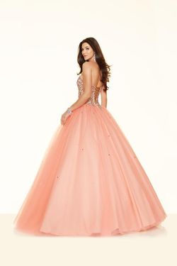 Style 98011 MoriLee Orange Size 0 Mori Lee Ball gown on Queenly