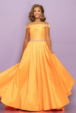 Style C129 Johnathan Kayne Orange Size 12 Overskirt Plus Size Johathan Kayne Jumpsuit Dress on Queenly