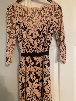 Tadashi Shoji Nude Size 2 70 Off $300 Prom Straight Dress on Queenly