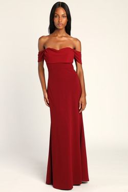 Lulus Bright Red Size 0 Prom Floor Length A-line Dress on Queenly