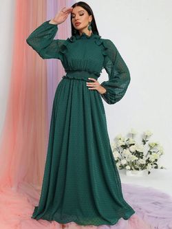 Style FSWD0955 Faeriesty Green Size 8 Tall Height Floor Length Straight Dress on Queenly
