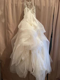 Maggie Sottero White Size 8 Wedding Cotillion Jewelled Free Shipping Ball gown on Queenly