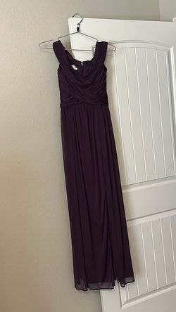 David's Bridal Purple Size 0 Military Straight Dress on Queenly