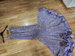 Style PS21208  Portia & Scarlett  Purple Size 14 Prom Military Lavender Mermaid Dress on Queenly