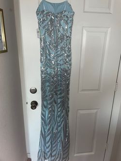Windsor Blue Size 2 Pageant Mermaid Dress on Queenly