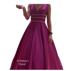Ashley Lauren Pink Size 0 Pageant Jewelled Free Shipping Ball gown on Queenly