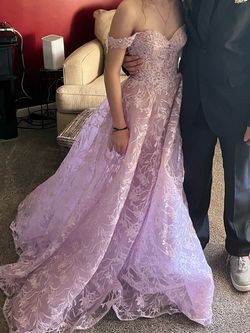 Sherri Hill Purple Size 00 Prom Ball gown on Queenly
