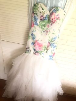 Mori Lee Multicolor Size 6 Morilee 50 Off Prom Mermaid Dress on Queenly