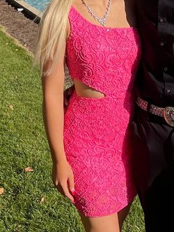 Sherri Hill Pink Size 00 Midi Cocktail Dress on Queenly