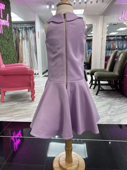 Style C140 Johnathan Kayne Purple Size 12 Plus Size Tall Height Cocktail Dress on Queenly