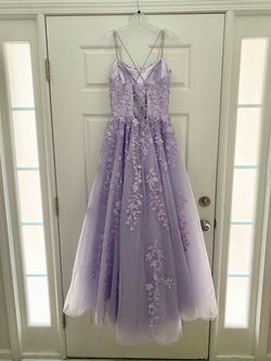 Sherri Hill Purple Size 8 Medium Height Prom Ball gown on Queenly