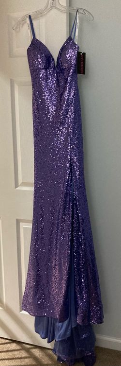 Sherri Hill Purple Size 2 Formal Event Pageant Nothing Mermaid Dress on Queenly