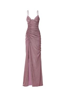 Style Henriette Alamour The Label Purple Size 4 Black Tie Tall Height Side slit Dress on Queenly