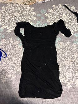 Windsor Black Size 12 Midi Medium Height Homecoming Cocktail Dress on Queenly