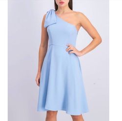 Gal Meets Glam Blue Size 6 Pageant Cocktail Dress on Queenly