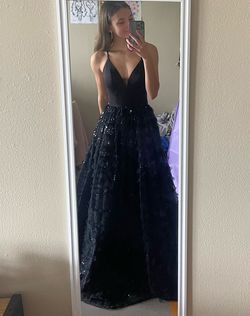 Black Size 0 Ball gown on Queenly