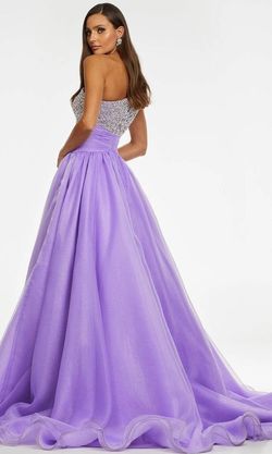 Ashley Lauren Purple Size 2 Free Shipping Black Tie Ball gown on Queenly