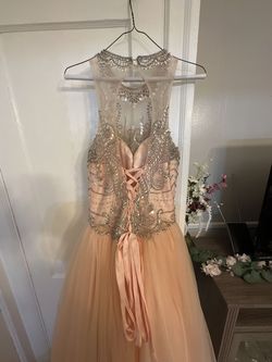 Nude Size 6 Train Dress on Queenly