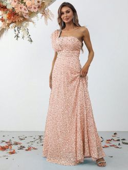 Style FSWD0867 Faeriesty Gold Size 4 Fswd0867 Tall Height Polyester A-line Dress on Queenly