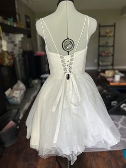 Ava Presley White Size 2 Pageant Summer Bridal Shower Cocktail Dress on Queenly