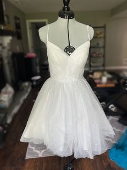 Ava Presley White Size 2 Pageant Summer Bridal Shower Cocktail Dress on Queenly