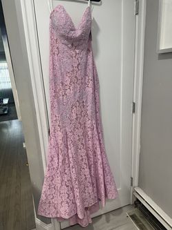 Jovani Purple Size 10 Bridgerton Prom Mermaid Ball gown on Queenly