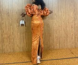 Orange Size 0 Mermaid Dress on Queenly