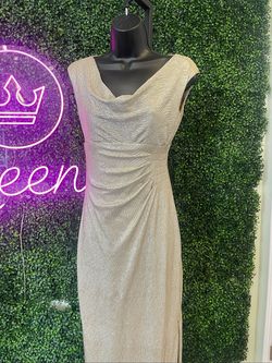 Ralph Lauren Gold Size 2 Free Shipping Side slit Dress on Queenly