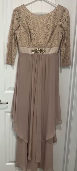 Eliza J Nude Size 2 Ball Straight Dress on Queenly