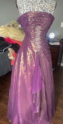 Purple Size 0 Train Dress on Queenly