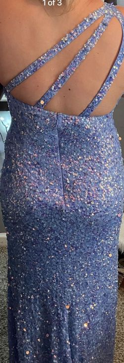 Sherri Hill Purple Size 8 70 Off Side slit Dress on Queenly