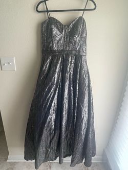 Silver Size 12 Ball gown on Queenly