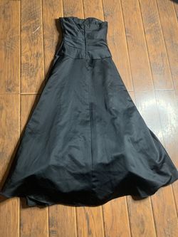 David's Bridal Black Size 2 Floor Length Sorority Formal Mermaid Dress on Queenly