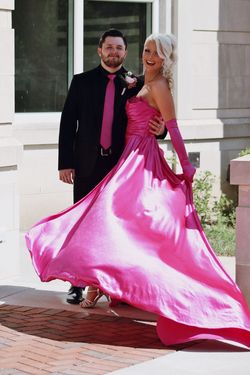 Sherri Hill Pink Size 2 Prom Pageant Floor Length Jewelled Side slit Dress on Queenly