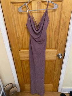 Windsor Royal Purple Size 12 Floor Length Straight Dress on Queenly