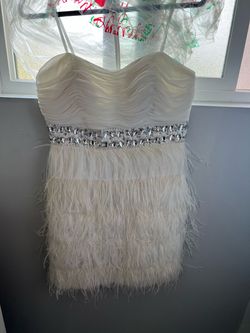 Arden B White Size 8 Bridal Shower Summer Euphoria Cocktail Dress on Queenly