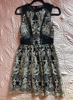 ASTR Black Size 8 Floor Length Prom Party A-line Dress on Queenly