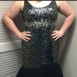 Mac Duggal Black Size 18 Floor Length Mermaid Dress on Queenly