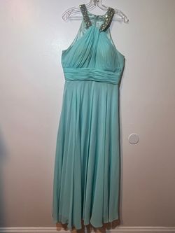 Style -1 Blue Size 10 Straight Dress on Queenly