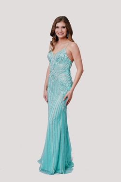 Johnathan Kayne Blue Size 2 Straight Dress on Queenly