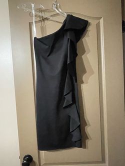 Jovani Black Size 00 Floor Length Straight Dress on Queenly