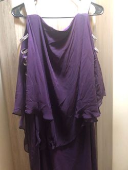 Purple Size 16 Cocktail Dress on Queenly