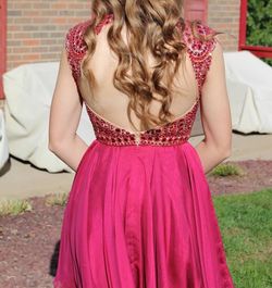 Sherri Hill Red Size 0 50 Off Burgundy Pageant Cocktail Dress on Queenly