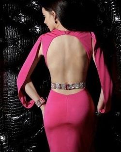 Jovani Pink Size 4 Sorority Formal Prom Mermaid Dress on Queenly