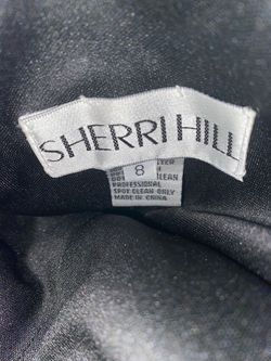 Sherri Hill Black Size 8 Euphoria Winter Formal Floor Length Side slit Dress on Queenly