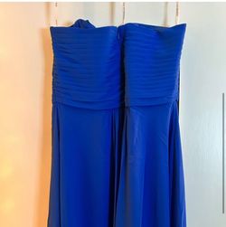 David's Bridal Blue Size 6 Nightclub 50 Off Homecoming Cocktail Dress on Queenly